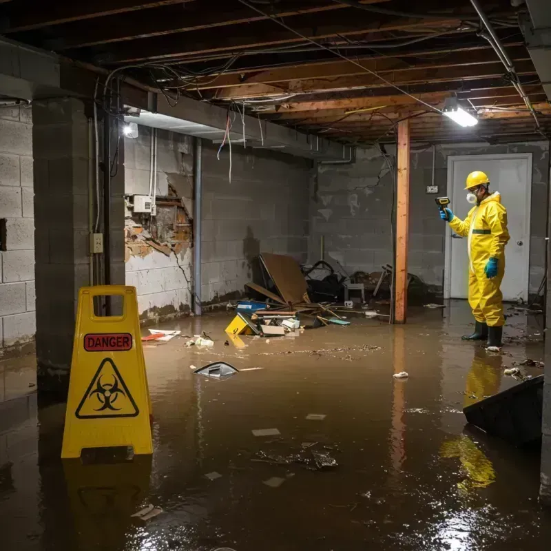 Flooded Basement Electrical Hazard in Cherry Hills Village, CO Property